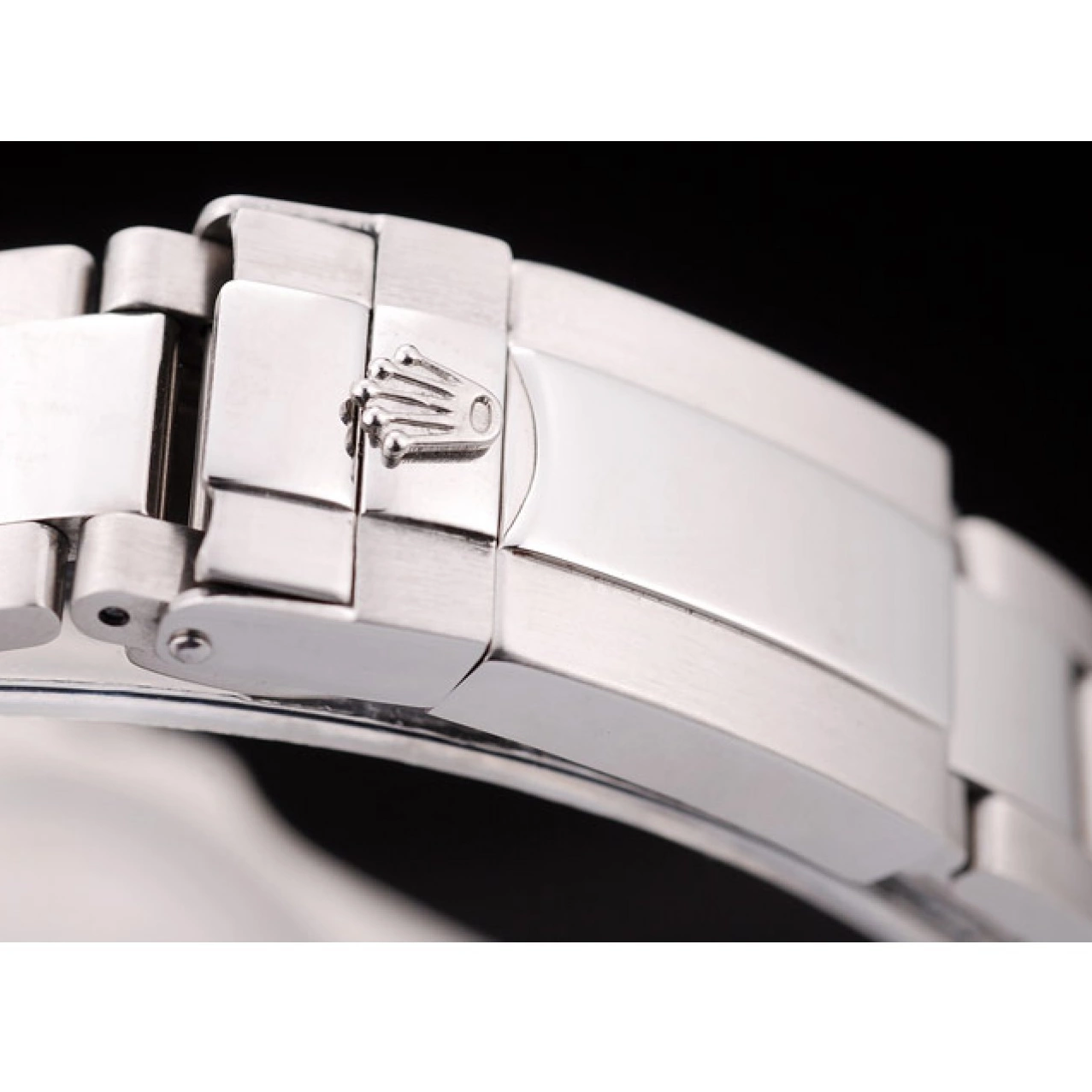 Best AAA Replica Sites Steel Stainless Bezel Dial Black Explorer Rolex 0817